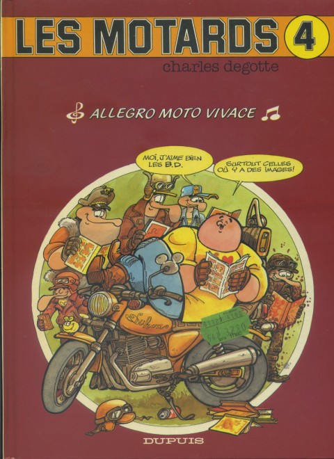 Couverture de l'album Les Motards Tome 4 Allegro moto vivace