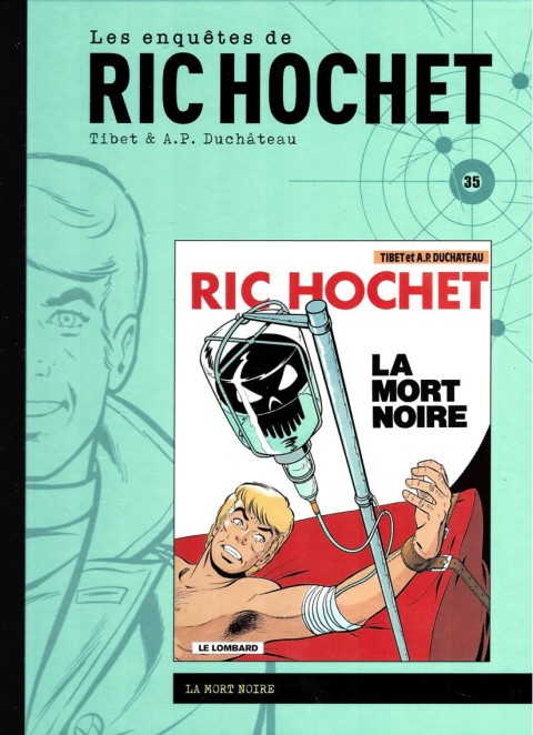 Couverture de l'album Les enquêtes de Ric Hochet Tome 35 La mort noire