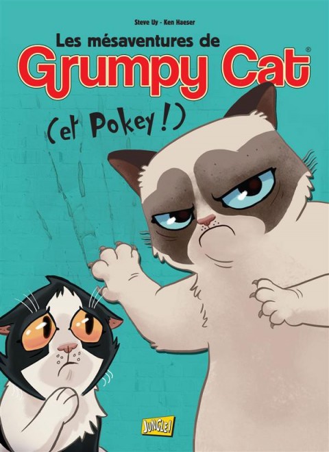 Couverture de l'album Les Mésaventures de Grumpy cat Tome 1 Les Mésaventures de Grumpy Cat (et Pokey !)