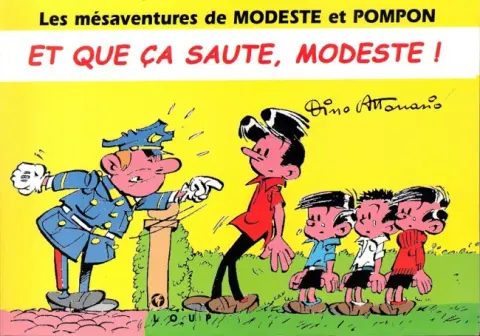 Couverture de l'album Modeste et Pompon Tome 4 Et que ça saute, Modeste !