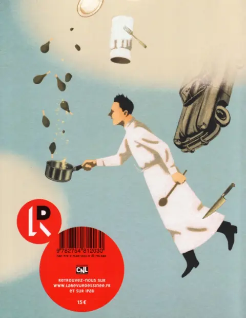 Verso de l'album La Revue dessinée #10