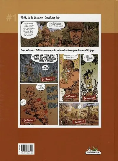 Verso de l'album Sergent Mastock Tome 1 Le péril roux
