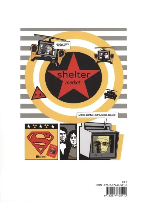 Verso de l'album Shelter Shelter Market