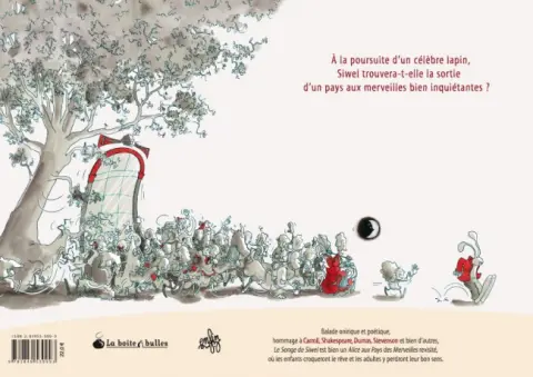 Verso de l'album Le Songe de Siwel