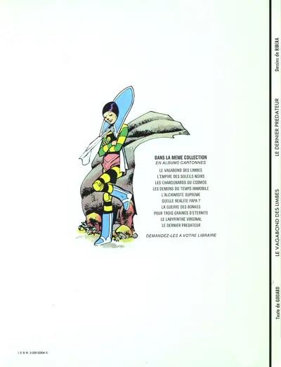 Verso de l'album Le Vagabond des Limbes Tome 10 Le dernier prédateur
