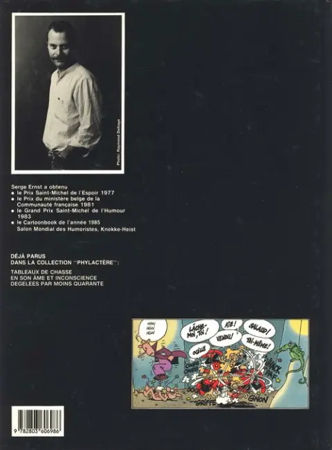 Verso de l'album William Lapoire Tome 4 Le Big Bagne