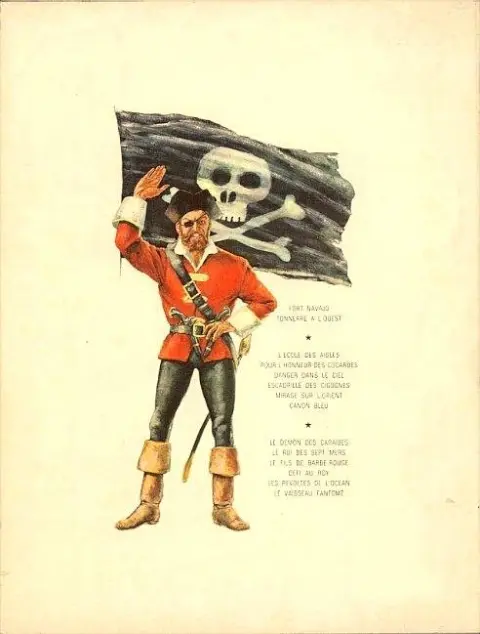 Verso de l'album Barbe-Rouge Tome 6 Le vaisseau fantôme