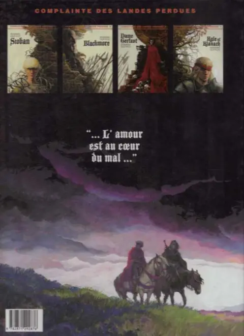 Verso de l'album Complainte des Landes perdues Sioban Tome 2 Blackmore