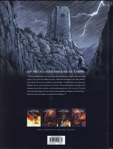Verso de l'album Le Dernier Cathare Tome 1 Tuez-les tous !