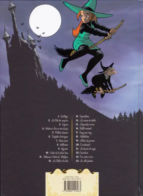 Verso de l'album Mélusine Tome 8 Halloween