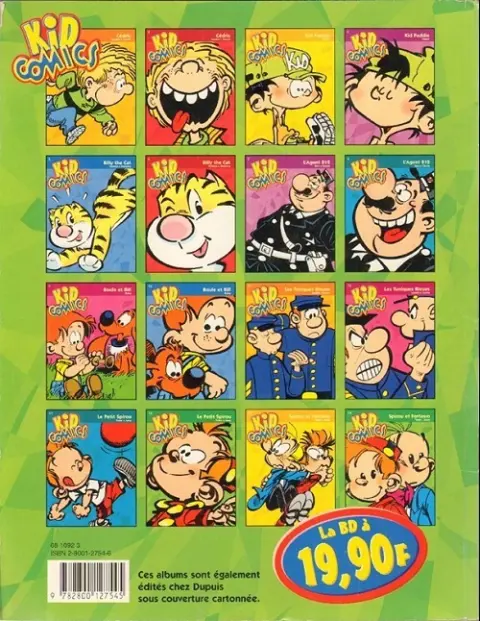 Verso de l'album Le Petit Spirou Tome 3 Mais ! Qu'est-ce que tu fabriques ?