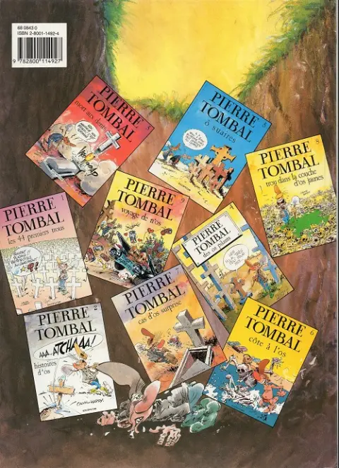 Verso de l'album Pierre Tombal Tome 3 Mort aux dents