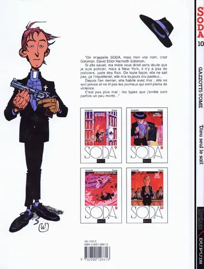 Verso de l'album Soda Tome 10 Dieu seul le sait