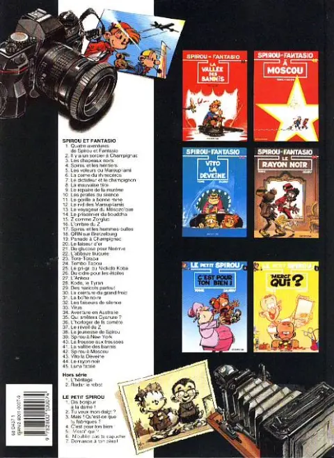 Verso de l'album Spirou et Fantasio Tome 5 Les voleurs du Marsupilami