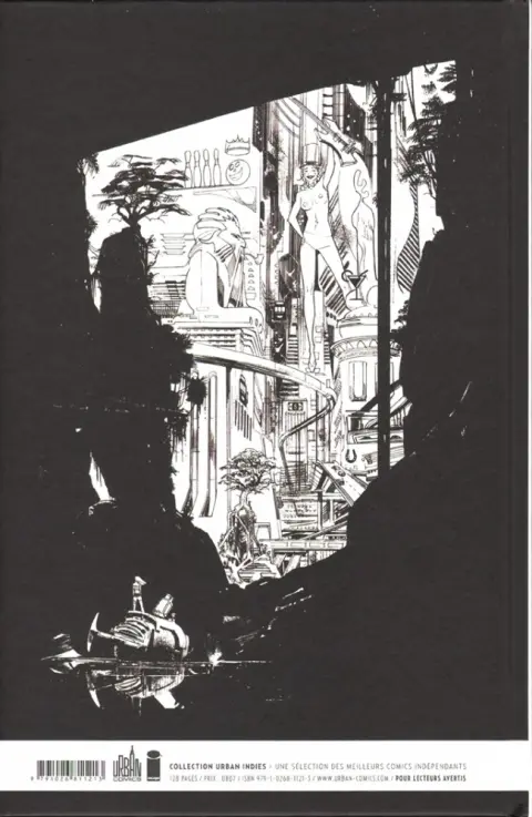 Verso de l'album Tokyo Ghost Tome 2 Enfer digital