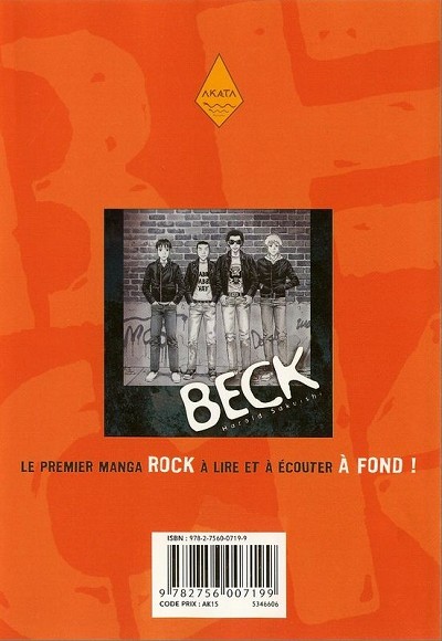 Verso de l'album Beck 18