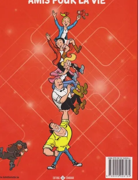 Verso de l'album Bob et Bobette Tome 341 Le mystère Mona L.