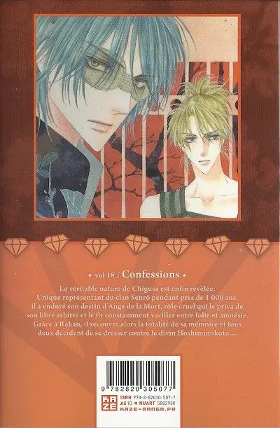 Verso de l'album Silver Diamond 18 Confessions