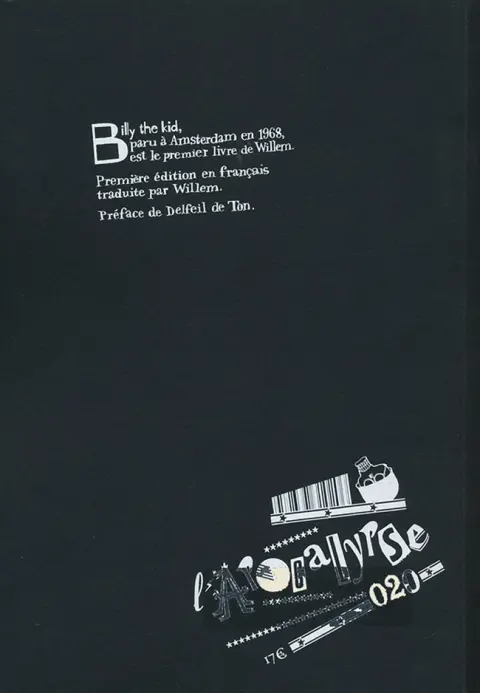 Verso de l'album Billy the Kid