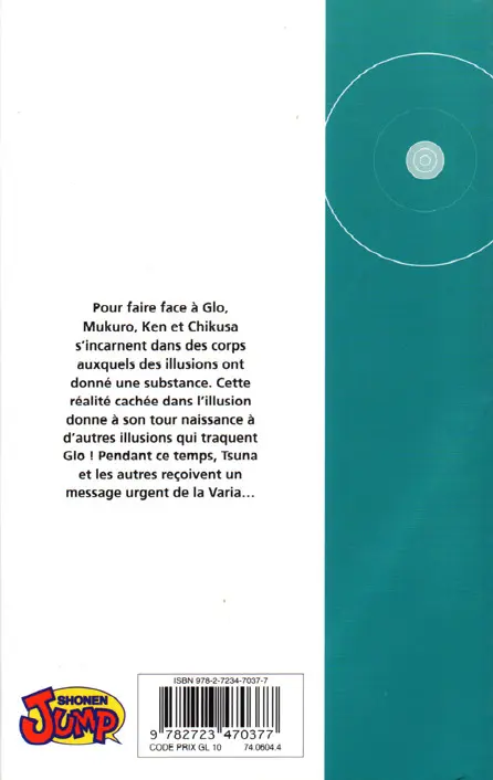 Verso de l'album Mon prof le tueur - Reborn ! 19 Voilà le soleil et le brouillard !