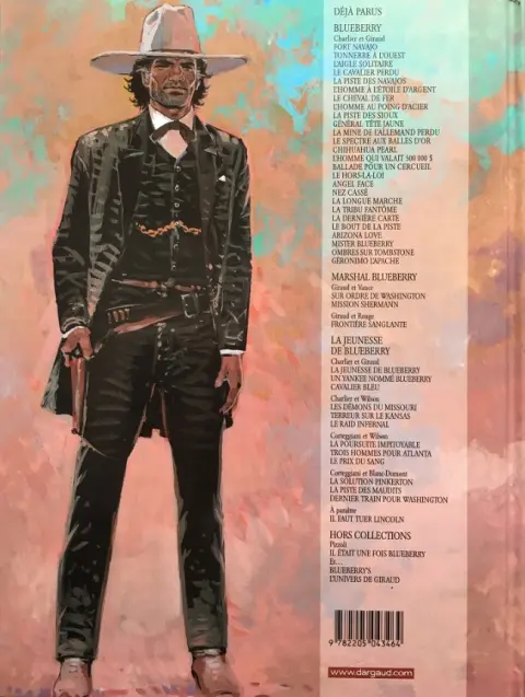 Verso de l'album Blueberry Tome 18 Nez Cassé
