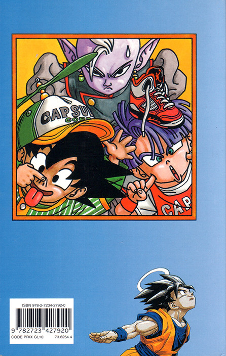 Verso de l'album Dragon Ball Tome 37 Kaïo Shin