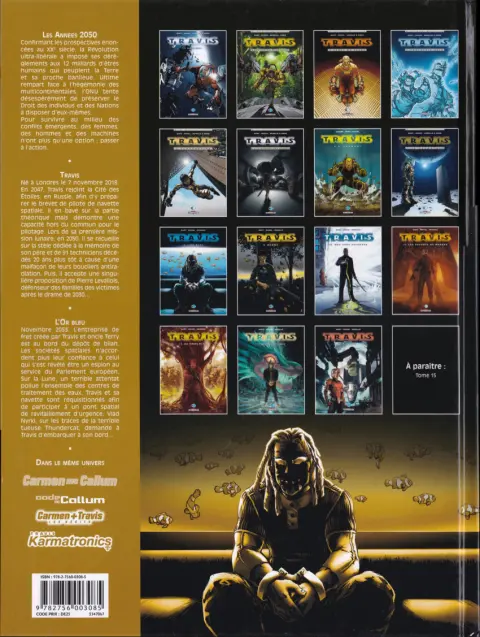 Verso de l'album Travis Tome 8 L'Or bleu