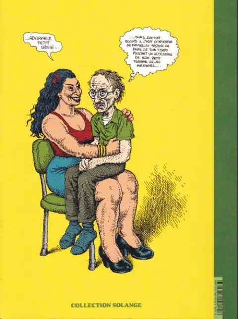 Verso de l'album Les aventures de R. Crumb Tome 1