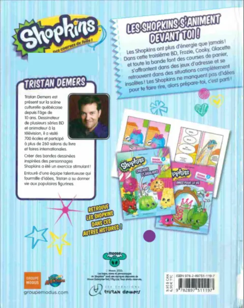 Verso de l'album Shopkins - Des courses de folie ! Tome 3 Toujours plus haut !