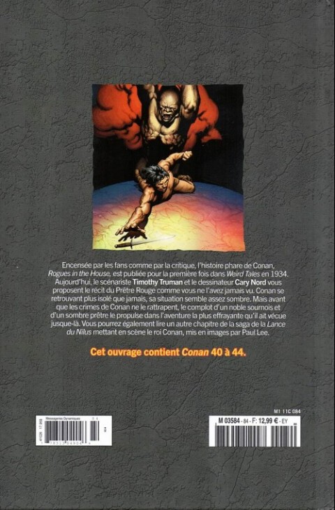 Verso de l'album The Savage Sword of Conan - La Collection Tome 84 Le rendez-vous des bandits