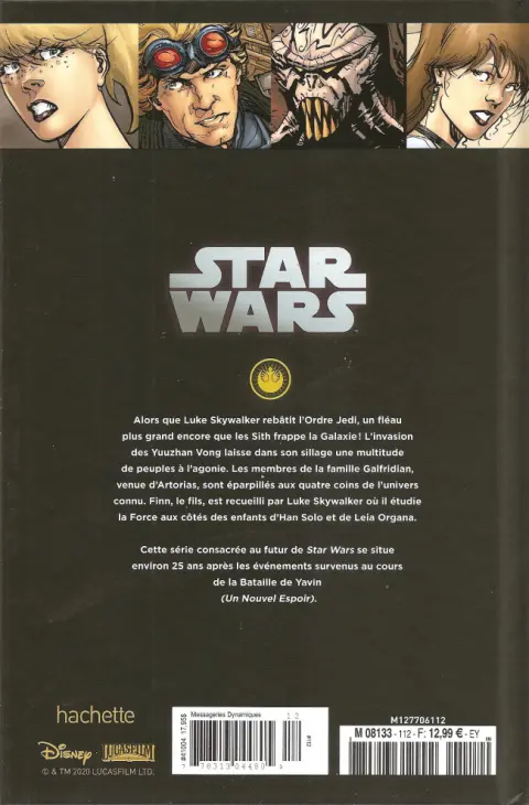 Verso de l'album Star Wars - Légendes - La Collection Tome 112 Invasion - II. Rescapés
