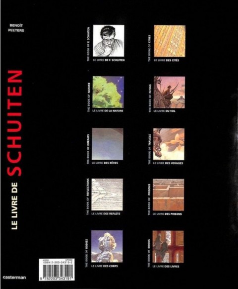 Verso de l'album The Book Of Schuiten