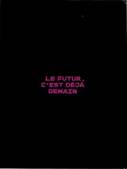 Verso de l'album Métal Hurlant N° 1 Le futur c'est déjà demain
