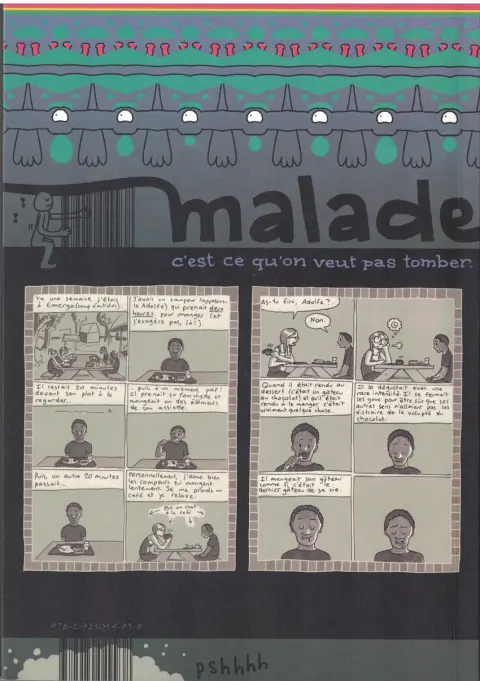 Verso de l'album La Jungle N° 8 YOYOLALALA