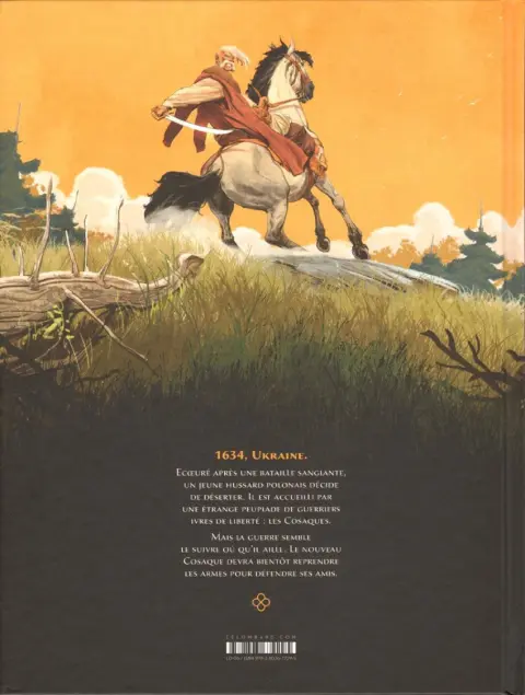 Verso de l'album Cosaques Tome 1