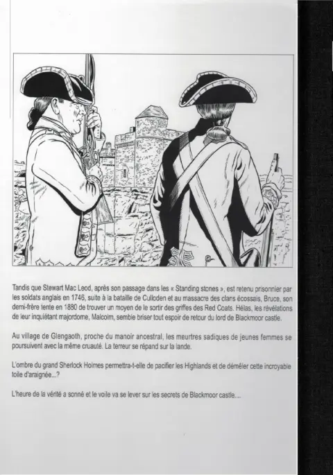 Verso de l'album Spirits of Scotland 3 Le trésor du pendu