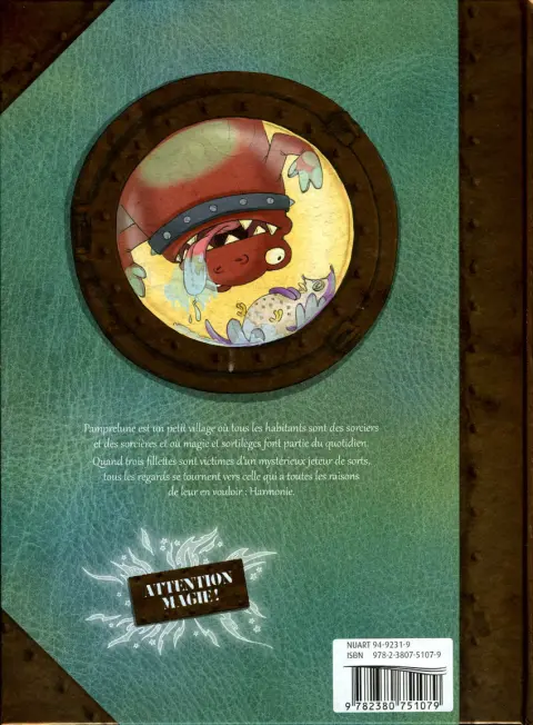 Verso de l'album Sorcières sorcières Tome 1 le mystère du jeteur de sorts