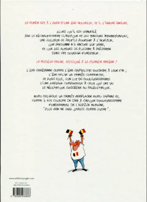 Verso de l'album Comment devenir Belge 3 Belgian brol