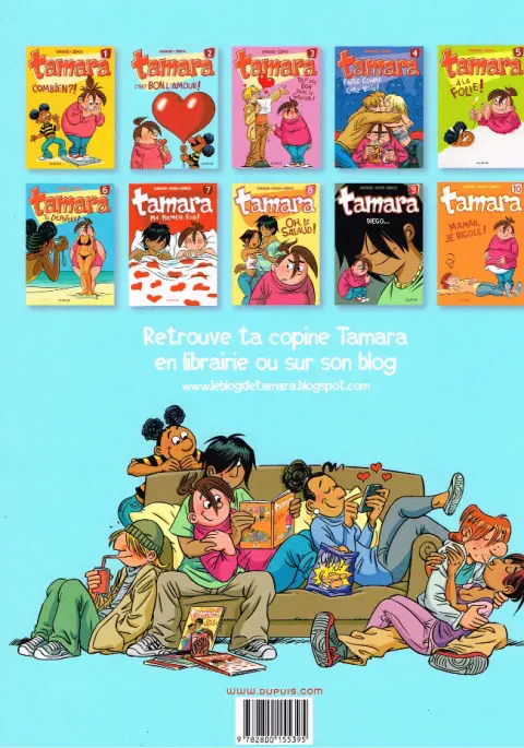 Verso de l'album Tamara Tome 2 C'est BON l'amour !