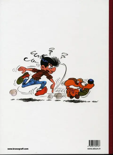 Verso de l'album Boule & Bill Tome 33 À l'abordage !!