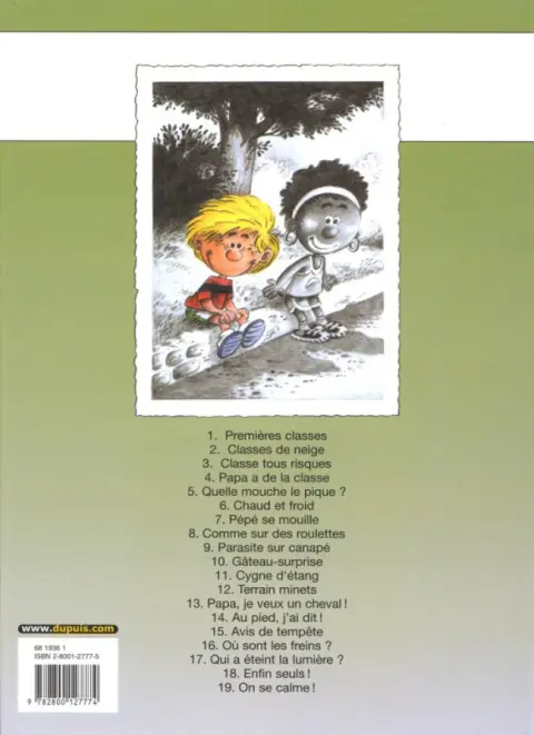 Verso de l'album Cédric Tome 13 Papa, je veux un cheval !