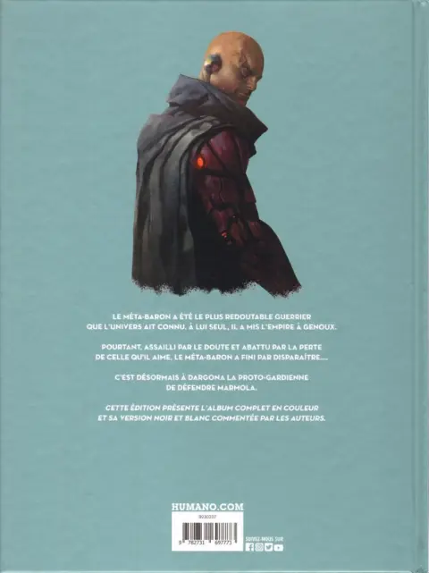 Verso de l'album Méta-Baron Tome 8 Dargona la proto-gardienne
