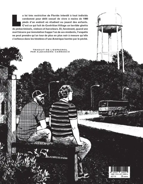 Verso de l'album Contrition