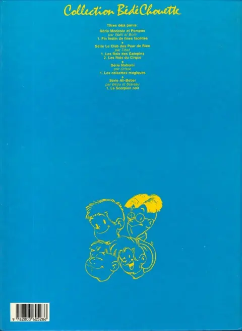 Verso de l'album Le Club des Peur-de-rien Tome 7 Les rois du cirque