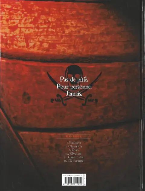 Verso de l'album Barracuda Tome 1 Esclaves