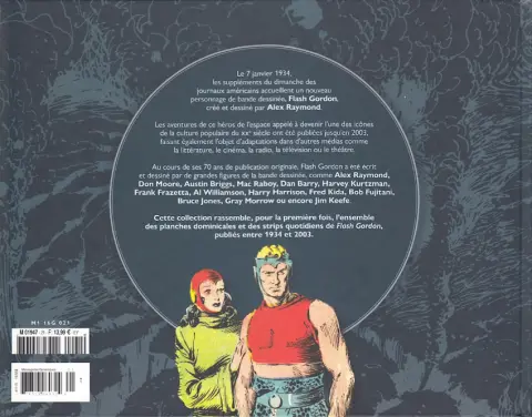 Verso de l'album Flash Gordon Tome 21 1981-1984