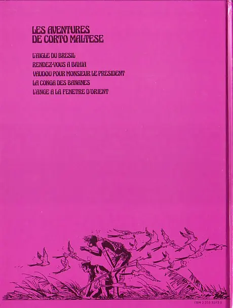 Verso de l'album Corto Maltese Tome 5 L'ange à la fenêtre d'Orient