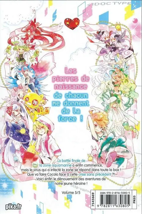 Verso de l'album Crystal Girls 5