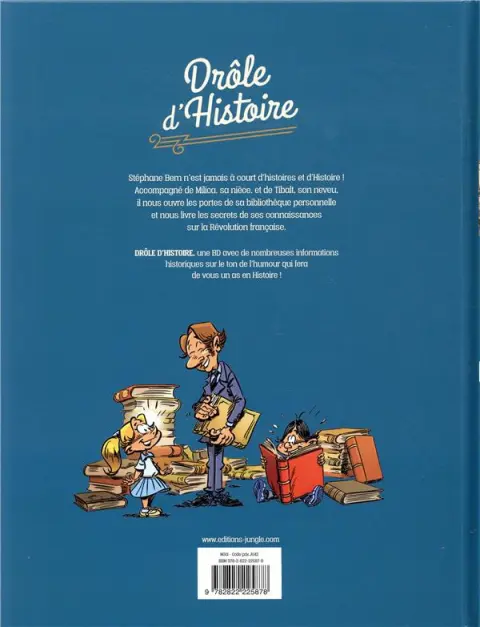Verso de l'album Drôle d'histoire La révolution française