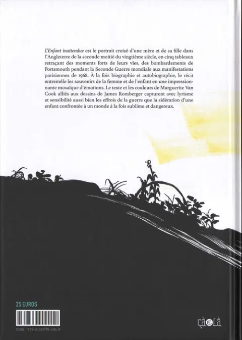 Verso de l'album L'Enfant inattendue